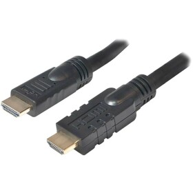 LogiLink HDMI kabel Zástrčka HDMI-A, Zástrčka HDMI-A 25.00 m černá CHA0025 pozlacené kontakty HDMI kabel
