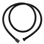Erga Snake, hladká sprchová hadice 150 cm, Anti-Twist, černá matná, ERG-YKA-BP.SNAKE-BLK
