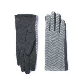 Rukavice Herringbone Grey Soft - Art of Polo Univerzální
