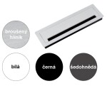 NoName Průchodka na kabely s tlumením 200x90 :: černá