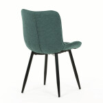 Jídelní židle, zelená, látka, HC-462 GRN2