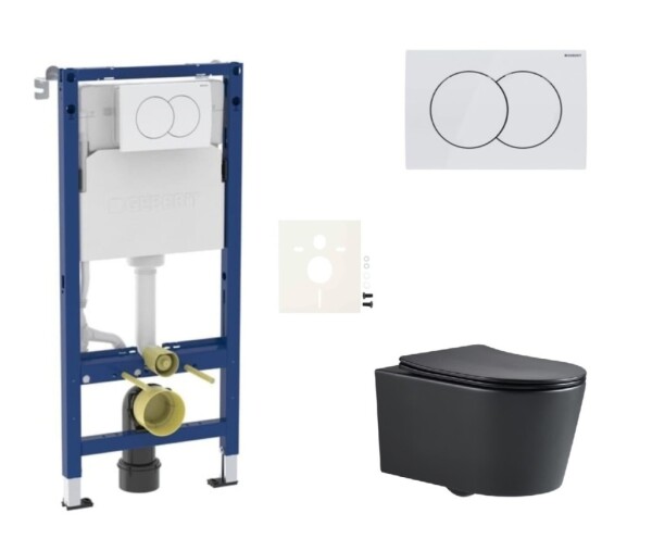 Závěsný WC set do lehkých stěn / předstěnová SAT Brevis SIKOGESBREBLD01 SIKOGESBREBLD01
