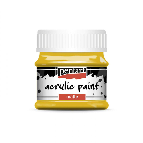 Pentart Matte akrylová barva 50 ml oranžová mandarinka