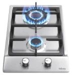IsEasy MGBS-312A nerez / Plynová varná deska / 2 hořáky / 3300 W + 1000 W / NG/LPG (MGBS-312A)