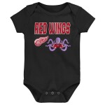 Outerstuff Dětské body Detroit Red Wings NHL Littlest Player 3Pk Creeper Se Velikost: Batole 6-9 Měsíců