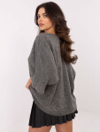 Jumper DHJ SW 9314.04P tmavě šedý jedna velikost