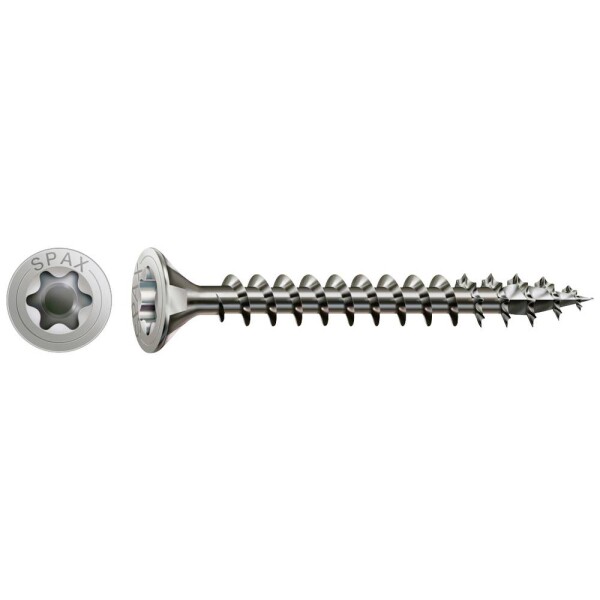 SPAX 1197000450403 R 88091 Senkkopf T-STAR šroub do dřeva 4.5 mm 40 mm T-STAR plus 88091 nerezová ocel A2 200 ks