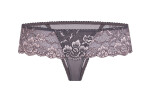 Tanga Innocent I S-287/1, Růžová a šedá - Kinga XS
