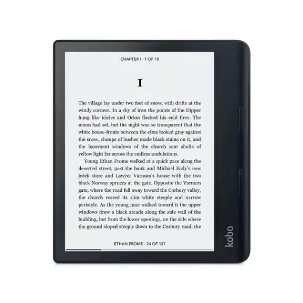 Kobo Sage černá / Čtečka e-knih / 8" / E-ink / 1440×2160 / 32GB / Wi-Fi / BT / USB-C (N778-KU-BK-K-EP)