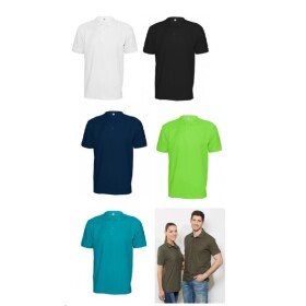 LAMBESTE Polokošile krátký rukáv různé barvy UNISEX, 180g/m2 XL různé barvy