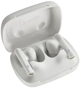 Poly Voyager Free 60 (USB-C) bílá / Bezdrátová souprava / mikrofon / ANC / Bluetooth (7Y8L6AA)