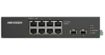 Hikvision DS-3T0510HP-E/HS / Switch / průmyslový / 8x Gb PoE (2x Hi-PoE) / 2x Gb SFP / 110W (DS-3T0510HP-E/HS)
