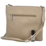 Stylová dámská koženková crossbody kabelka Walida, khaki