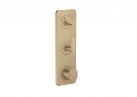 AXOR - Citterio C Termostatická baterie pod omítku, pro 2 spotřebiče, kartáčovaný bronz 49700140