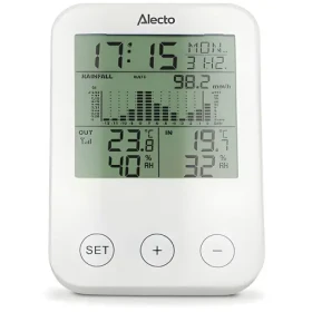 Alecto WS-1200 černá, šedá / Meteostanice / bezdrátový senzor / dosah 30 m / LCD 8,9 cm (WS-1200)