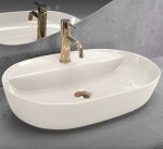 REA - Umyvadlo na desku Aura 61 Ecru Shiny REA-U4589