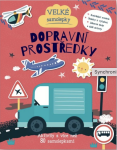 Velké samolepky Dopravní prostředky - Aktivity s více než 80 samolepkami