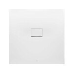 VILLEROY & BOCH - Squaro Infinity Sprchová vanička, 90x90 cm, Quaryl, Stone White UDQ9090SQI1V-RW