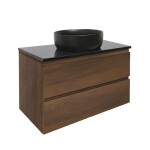 Koupelnová skříňka s krycí deskou SAT B-Way 79x50x45 cm ořech mat BWAY280NUTZ BWAY280NUTZ