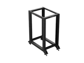 Lanberg Open Rack 22U černá / Otevřený rack / 600 × 1000 mm / nosnost 600 kg (OR01-6022-B)