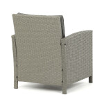 Zahradní sestava 140x70x60cm, polyratan, šedá, AZS-A1719 GREY