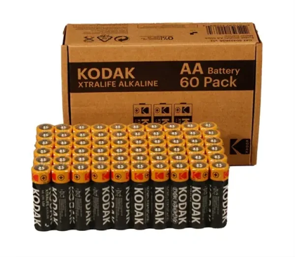 KODAK XTRALIFE alkalická baterie AA / 60 ks / 1,5 V / 2700 mAh / Alkaline (30422636)