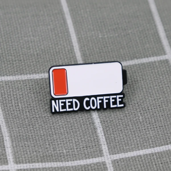 Pinarna.cz Nízký stav baterie - Need coffee / Potřebuji kávu