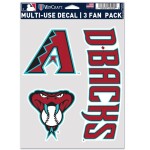 Samolepka Arizona Diamondbacks MLB Multi-Use Set (3 ks)% 1 ks