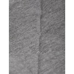 Židle jídelní, stříbrná látka, nohy černý kov