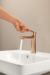 GROHE - Lineare New Umyvadlová baterie s výpustí Push-Open, kartáčovaný Warm Sunset 23106DL1