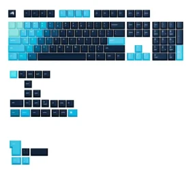 Glorious vyměnitelné klávesy GPBT Gradient (ANSI US) - Celestial Ice / PBT / 131 ks / ANSI US layout / Cherry MX(+) (GLO-KB-ACC-KC-GPBT-GR-CEI-US)