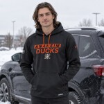 Fanatics Pánská mikina Anaheim Ducks NHL 2024 25 Authentic Pro Rink Tech Hoodie Velikost: S