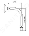 SCHELL - Vitus Odpadové koleno, chrom 256680699