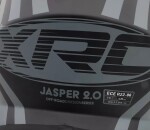 Dětská helma Xrc MX Jasper 2.0 black/grey - YM / šedá