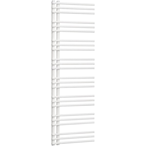 CERANO Koupelnový radiátor Burke - L/P - asymetrické připojení 50mm - 574 W - bílá lesklá - 1600x500 mm