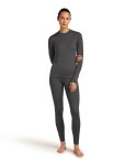 Dámské merino spodky ICEBREAKER Wmns 200 MerinoFine Ace Leggings, Jet Heather velikost: M