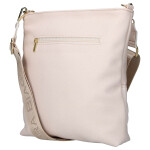 Moderní dámská koženková crossbody kabelka LB Ettela, béžová
