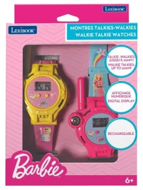 LEXIBOOK Hodinky s vysílačkou Barbie