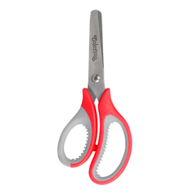 Nůžky dětské měkkým gumovým gripem, 14 cm, asymetrické