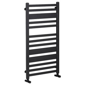 CERANO Koupelnový radiátor Enrico - boční připojení - 467W - černá matná - 970x550 mm