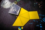 EDX Education 2D3D Skládací geometrické tvary, set 12ks