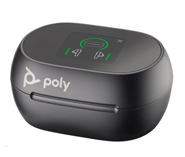 Poly Voyager Free 60+ bluetooth headset, BT700 USB-C adaptér, dotykové nabíjecí pouzdro, černá EDF_1457830