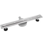 REA - Odtokový žlab FILO Nickel Brush 80 KPL-G6802