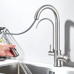 REA - Kuchyňská baterie Eco Fresh BRUSH NICKEL REA-B7563