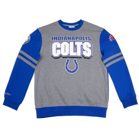 Mitchell & Ness Pánská mikina Indianapolis Colts NFL All Over 2.0 Crew Fleece Velikost: S