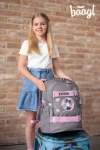 BAAGL Skate Kuromi Grey GRS / Školní batoh / do 900 g / od 3. třídy / 3 komory / 15" notebook