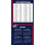 JF Turner Kalendář Columbus Blue Jackets NHL 2026 Wall Calendar