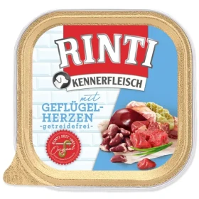 Rinti Kennerfleisch Adult drůbeží srdce / Konzerva pro psy / 300 g (394-91046)