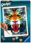 Ravensburger 236268 CreArt Polygonový tygr