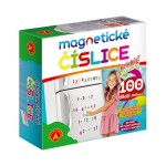 Magnetické číslice na lednici 100 dílků